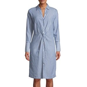 VINCE Stripe Shirt Dress